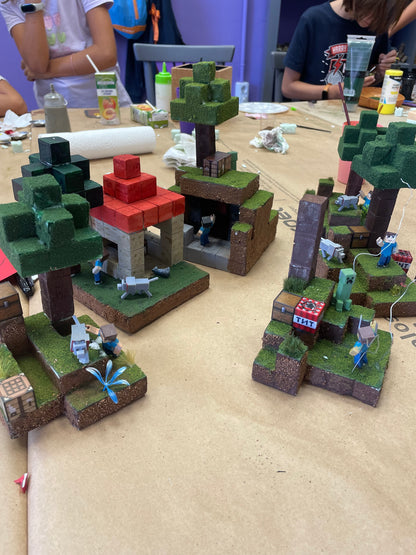 Taller infantil: diorama de Minecraft DOMINGO 30 NOVIEMBRE