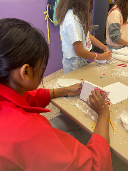Taller moldeado ojo de dragón en una libreta DOMINGO 15 DE FEBRERO