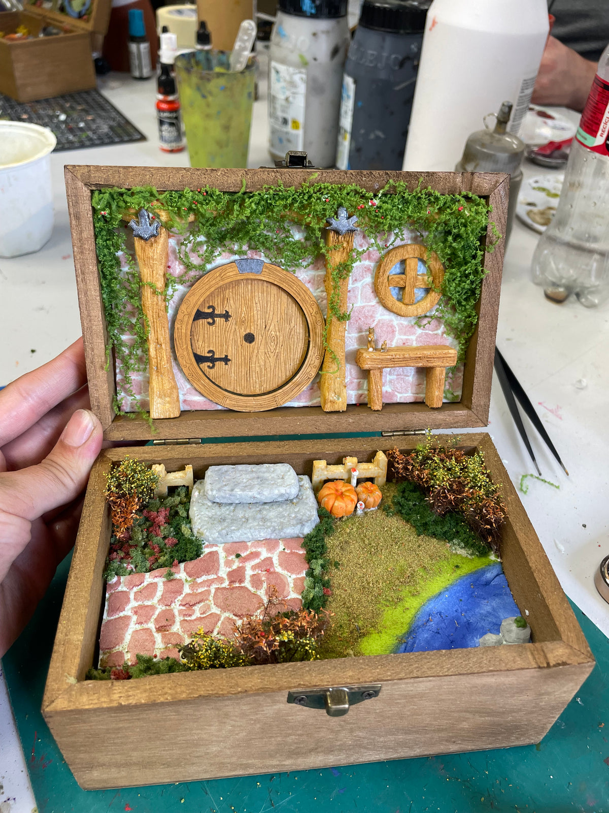 Taller casa hobbit en caja de madera SÁBADO 19 DICIEMBRE