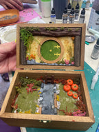 Taller casa hobbit en caja de madera SÁBADO 19 DICIEMBRE