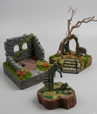Taller diorama de ruinas cubiertas por naturaleza SÁBADO 5 SEPTIEMBRE