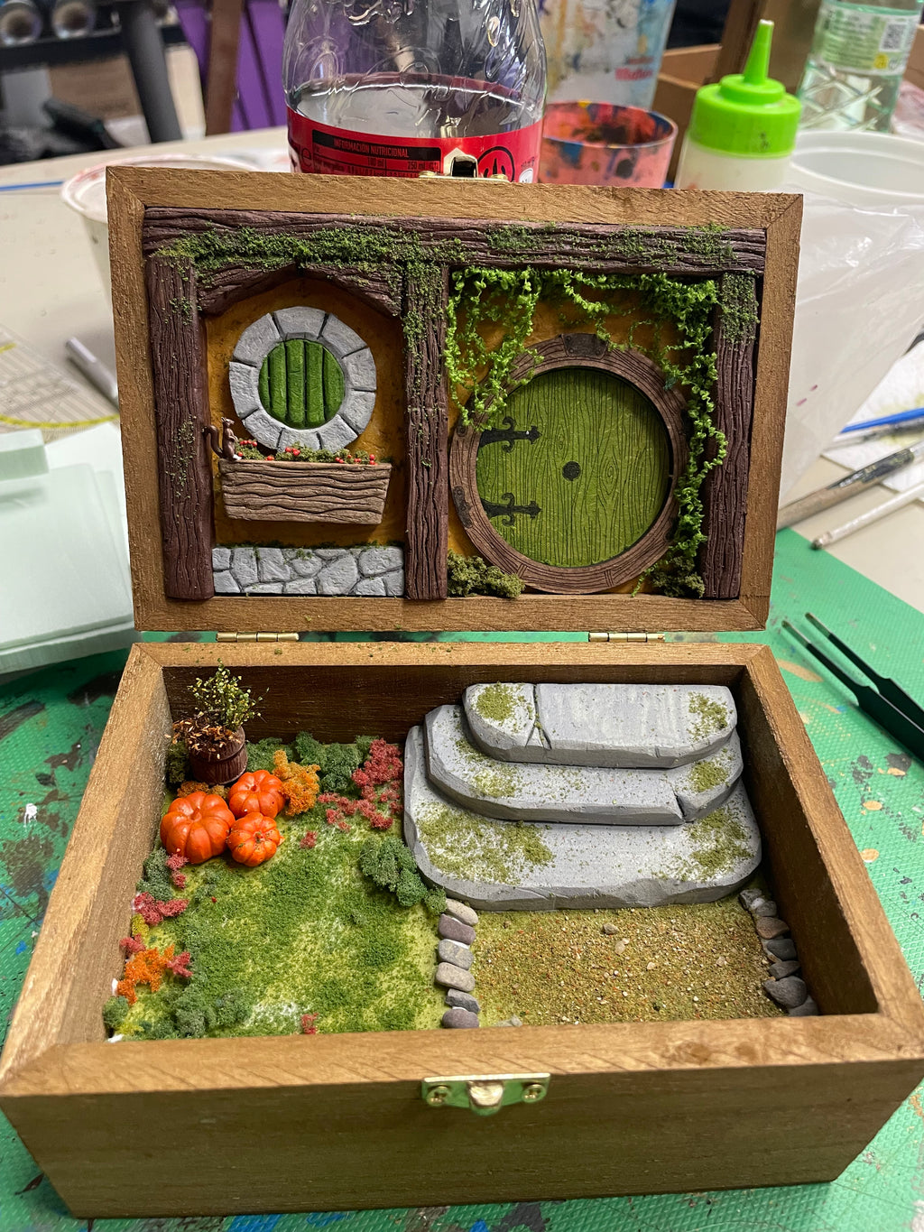 Taller casa hobbit en caja de madera SÁBADO 19 DICIEMBRE