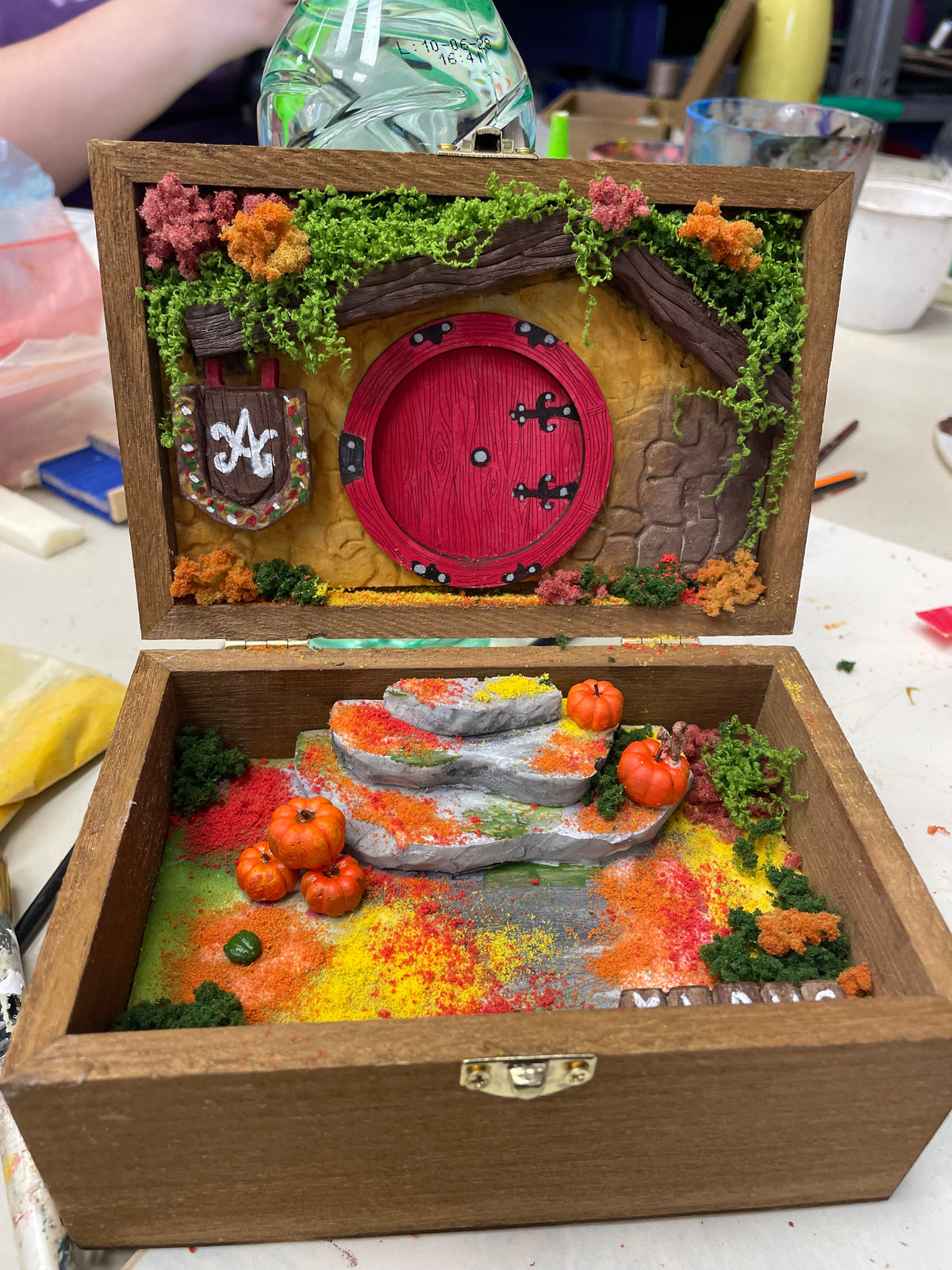Taller casa hobbit en caja de madera SÁBADO 19 DICIEMBRE