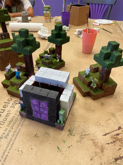 Taller infantil: diorama de Minecraft DOMINGO 30 NOVIEMBRE