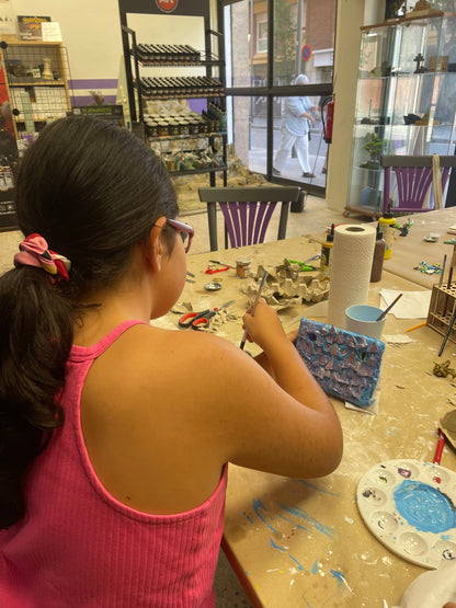 Taller moldeado ojo de dragón en una libreta DOMINGO 15 DE FEBRERO