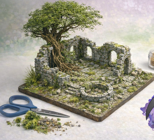 Taller diorama de ruinas cubiertas por naturaleza SÁBADO 14 FEBRERO