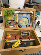 Taller casa hobbit en caja de madera SÁBADO 19 DICIEMBRE