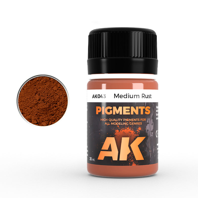 AK Interactive AK043 Medium Rust pigmento