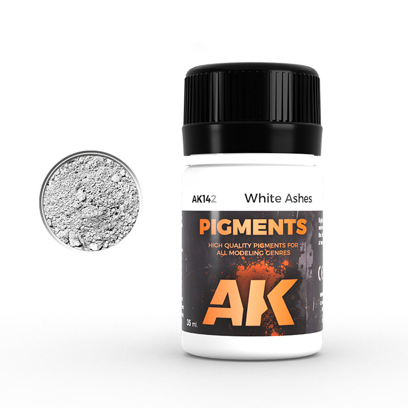 AK Interactive AK142 White Ashes pigmento