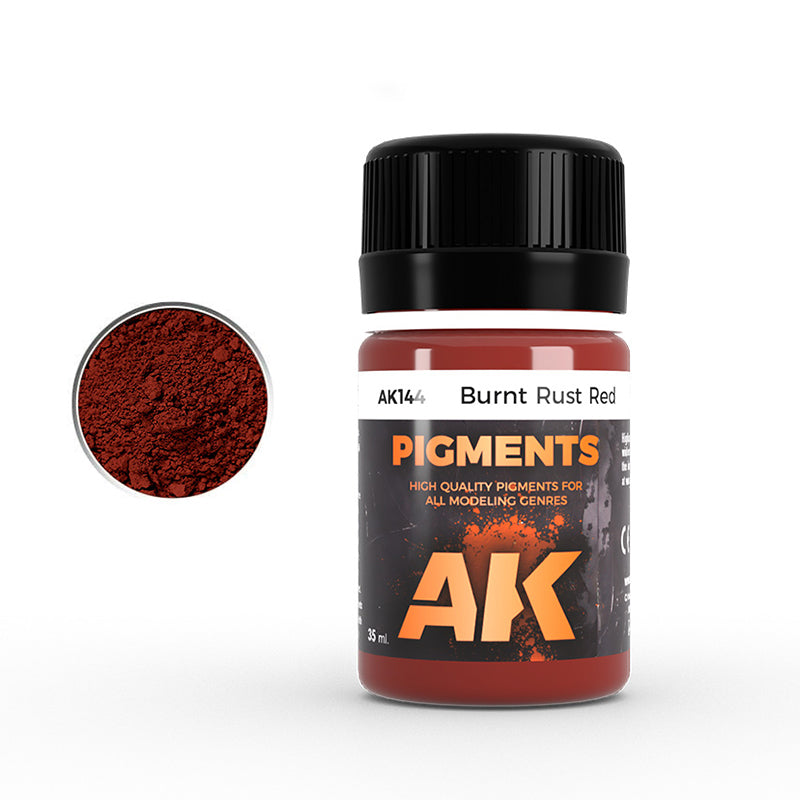 AK Interactive AK144 Burnt Rust Red pigmento