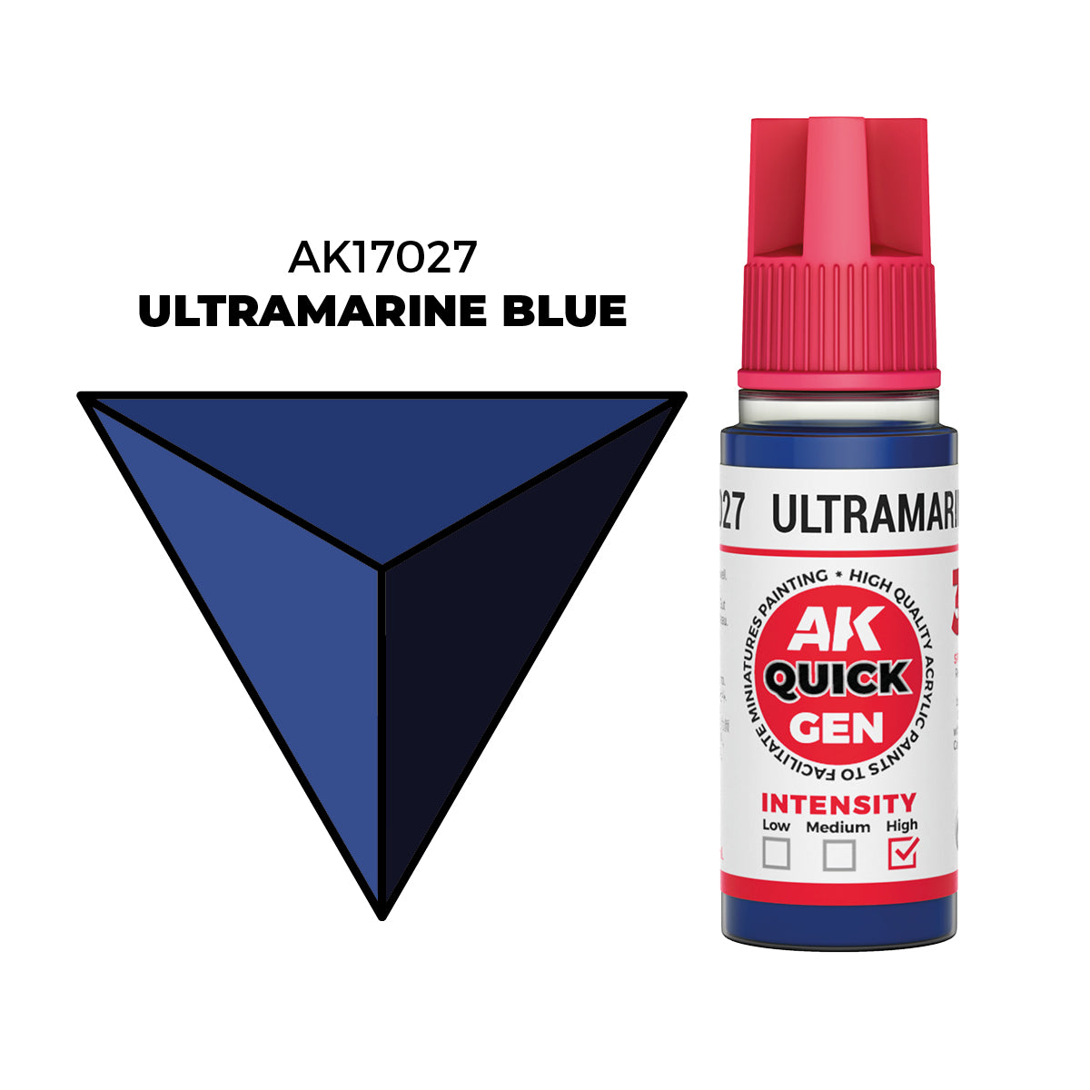 AK Interactive Quick Gen Ultramarine Blue AK17027 18 ml