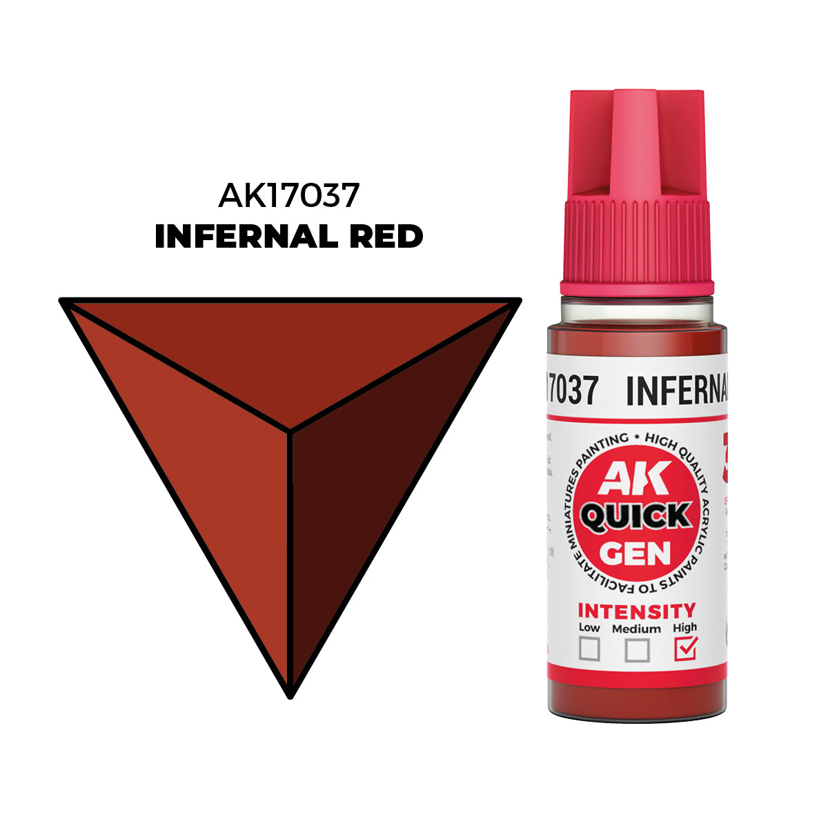 AK Interactive Quick Gen Infernal Red AK17037 18 ml