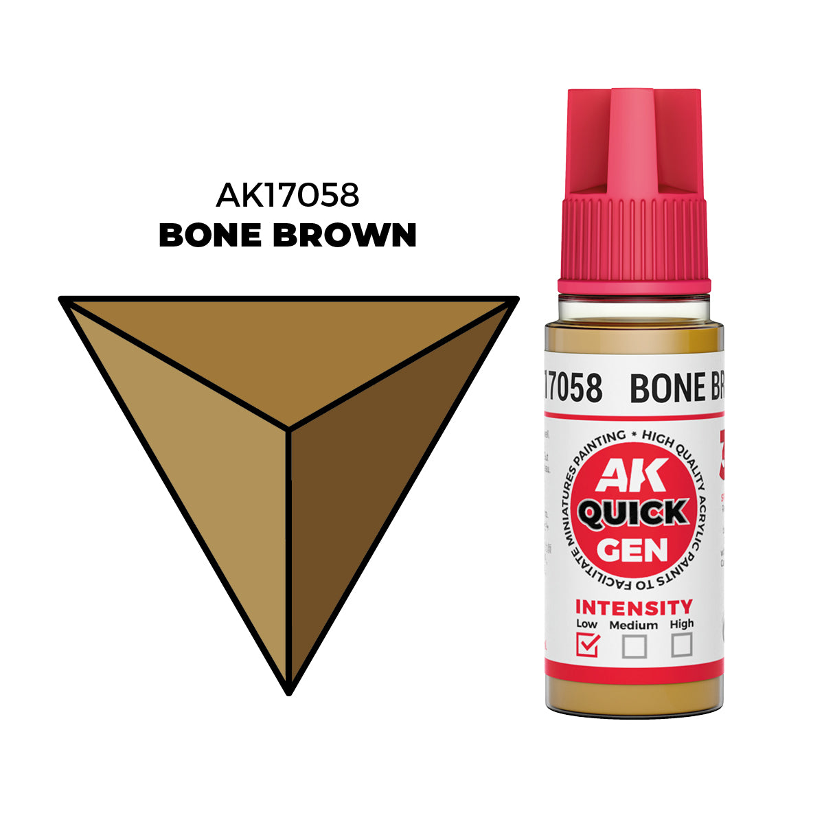 AK Interactive Quick Gen Bone Brown AK17058 18 ml