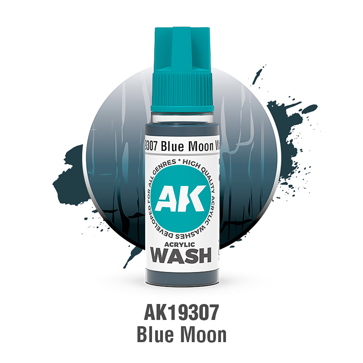 AK Interactive AK19307 Blue Moon Acrylic Wash 18 ml