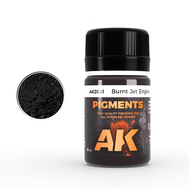 AK Interactive AK2041 Burnt Jet Engine pigmento