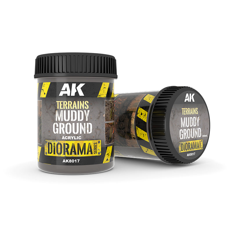 AK Interactive AK8017 Terrains Muddy Ground 250 ml